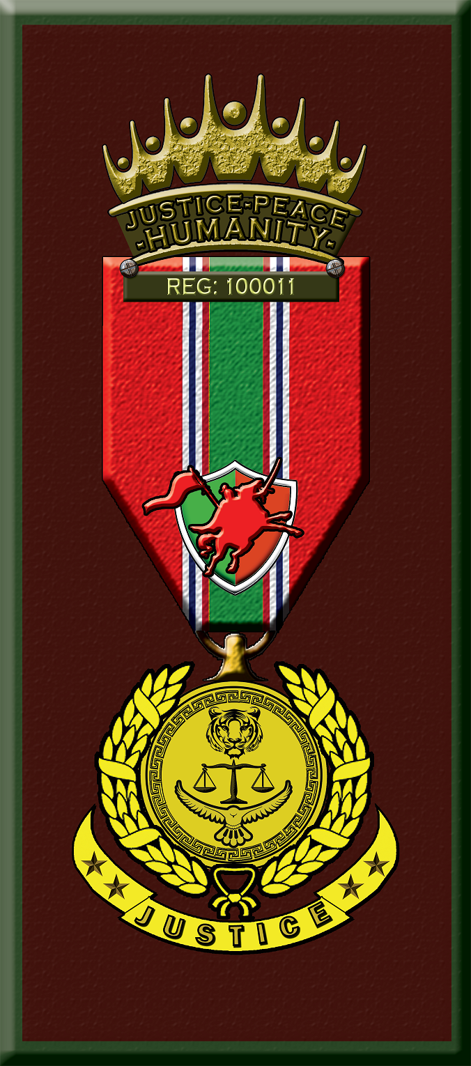 JUSTICE MEDALion 4 JUSTICE MEDALion 4
